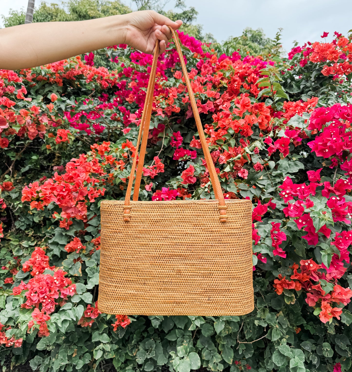 Bali Rattan Shoulder Bag