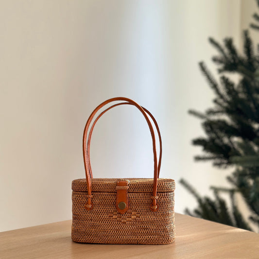 Bali Rattan Handbag - Catania