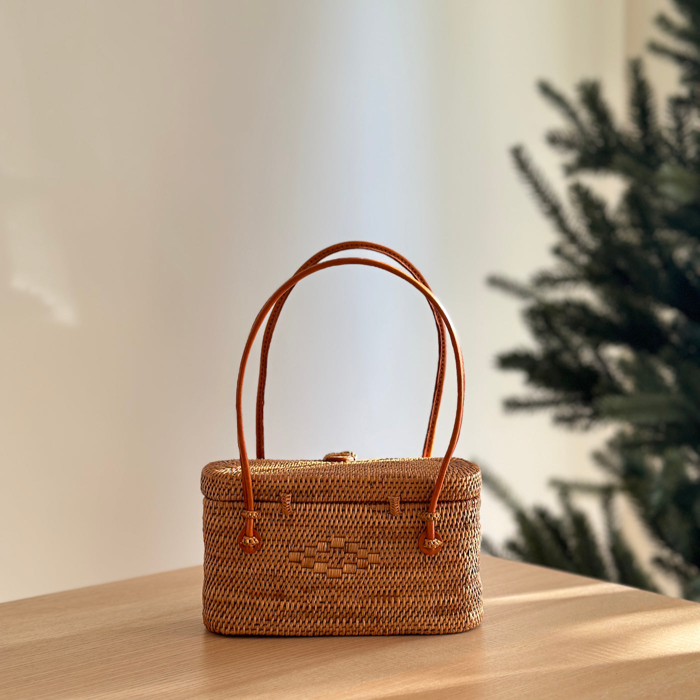 Bali Rattan Handbag - Catania