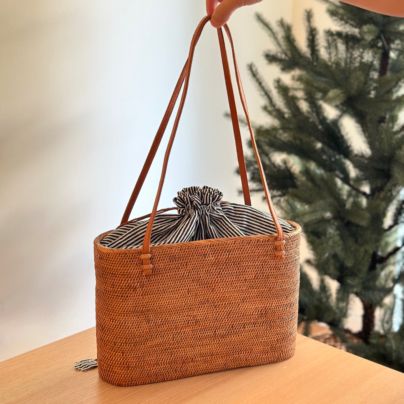 Bali Rattan Shoulder Bag