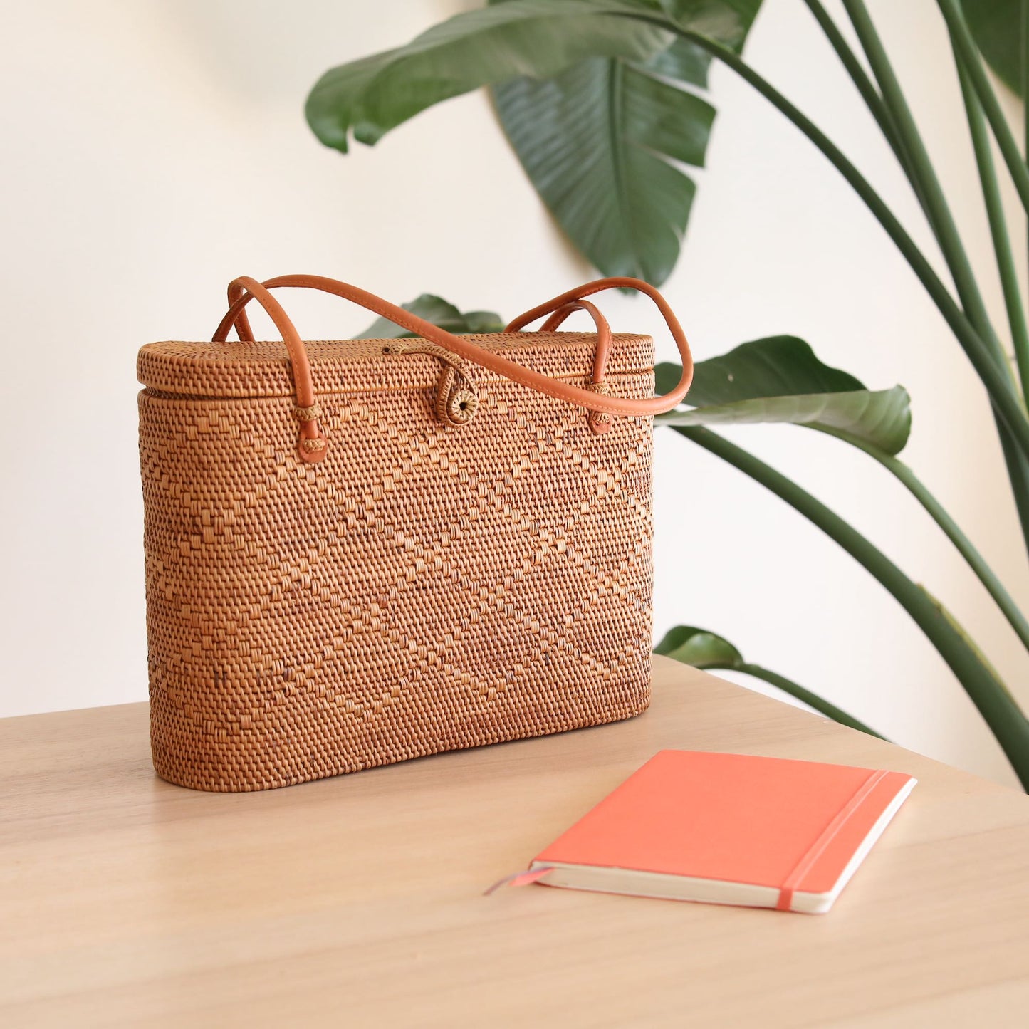 Bali Rattan Handbag - Melina