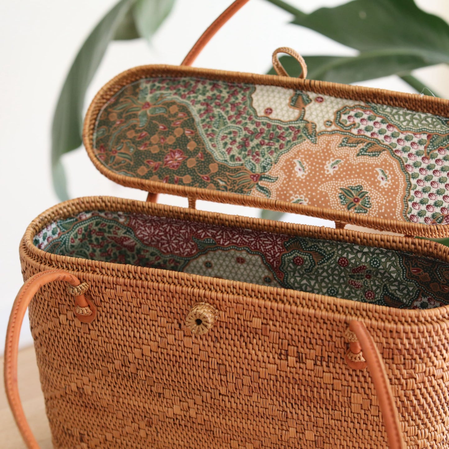 Bali Rattan Handbag - Melina