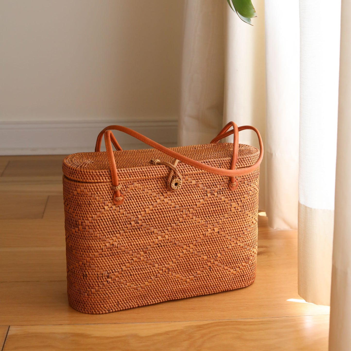 Bali Rattan Handbag - Melina