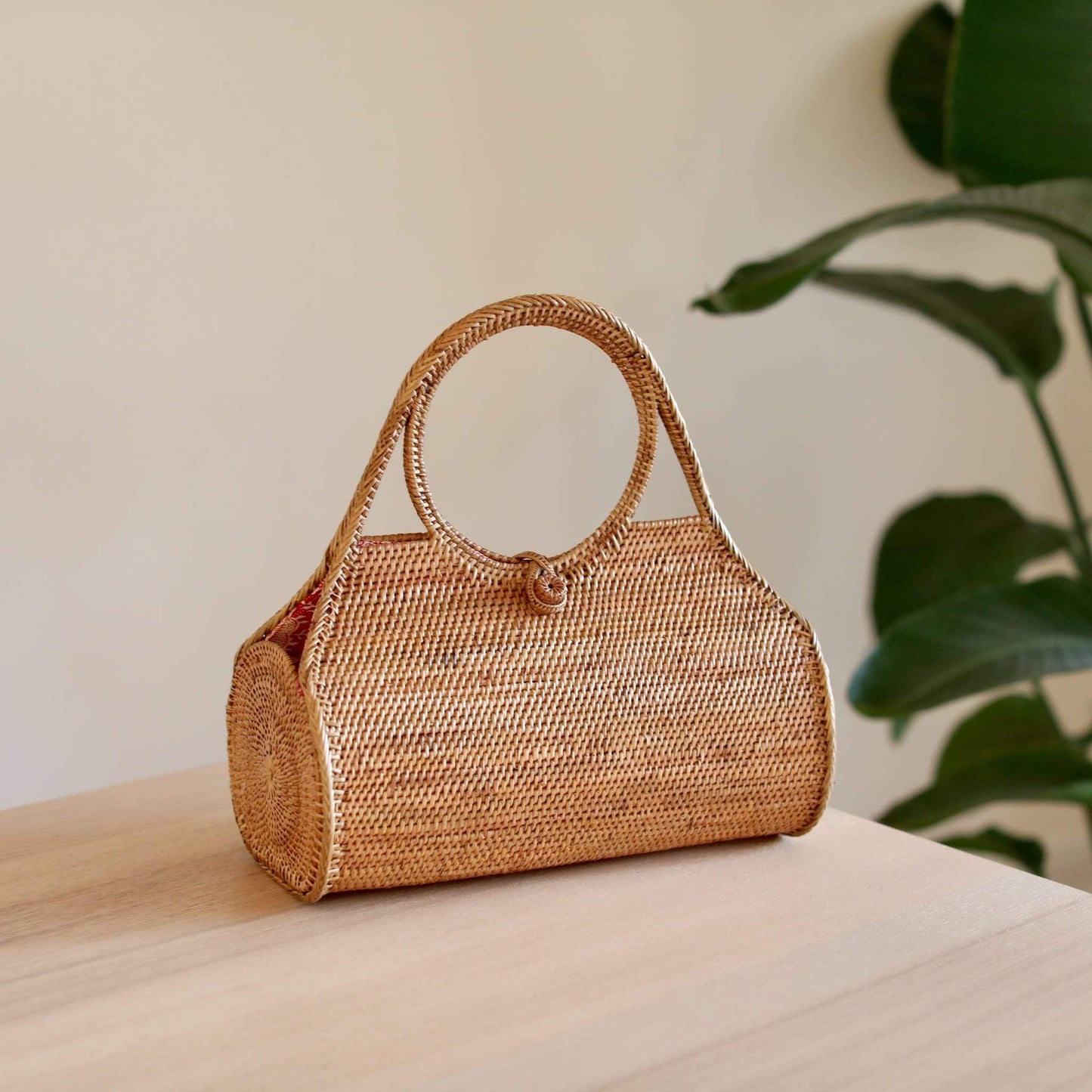 Bali Rattan Handbag - Marcela