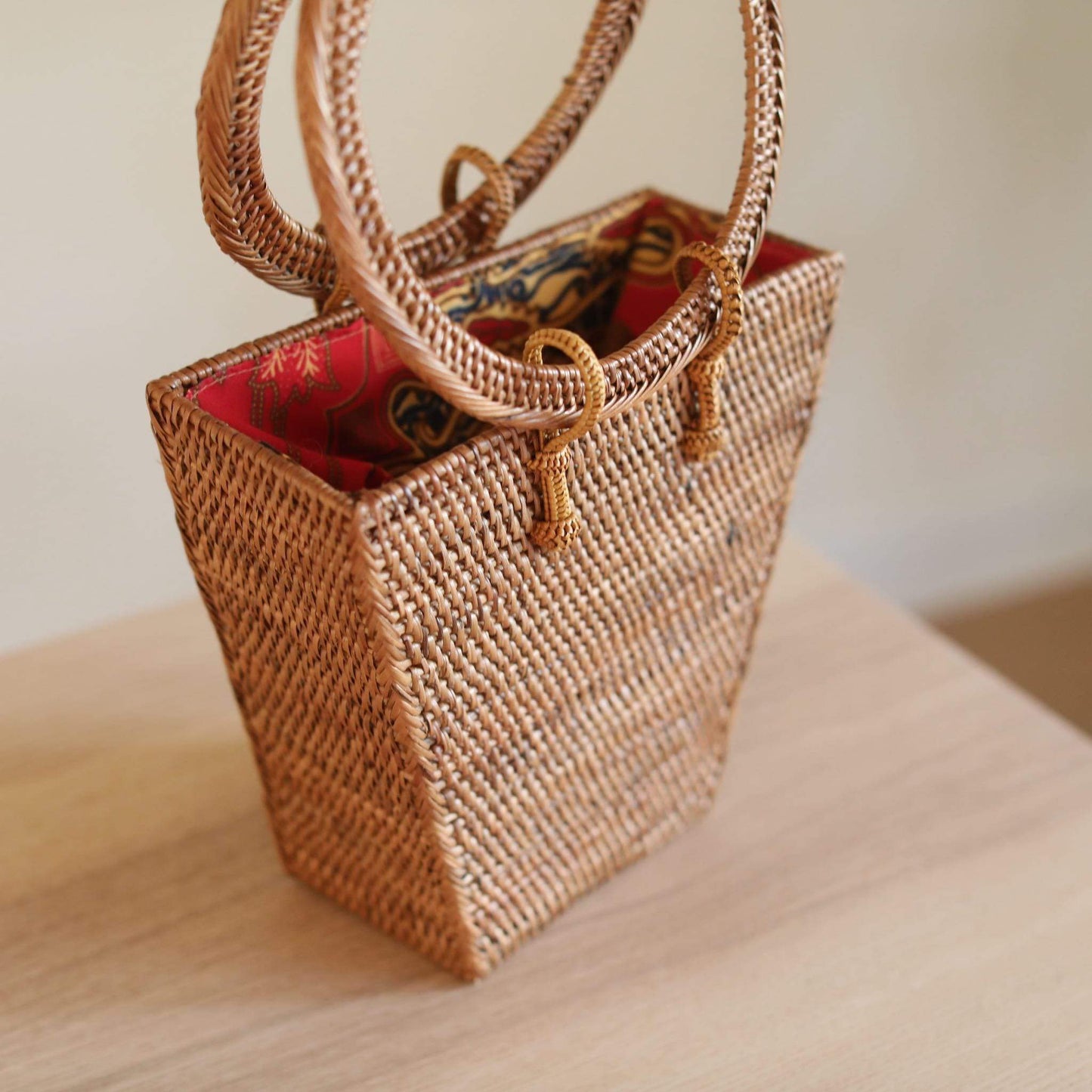 Bali Rattan Handbag - Tasie