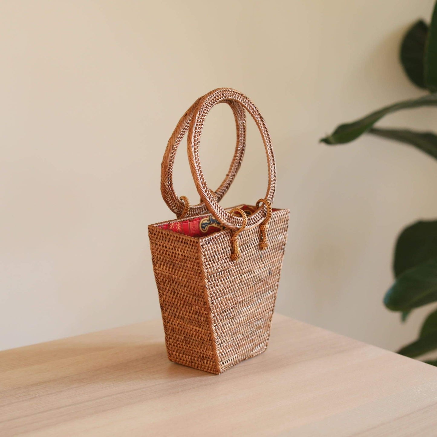 Bali Rattan Handbag - Tasie