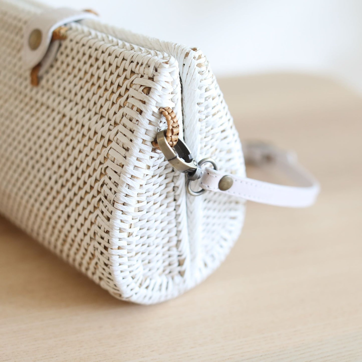 Bali Envelope Rattan Crossbody Bag