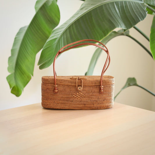 Bali Rattan Bag - Evelyn